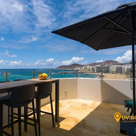 Апартаменты Living Canteras Homes - Oceanview Penthouse *
